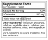 L-Glutamine 500 mg